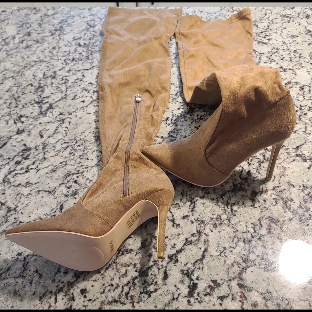 Tall tan boots